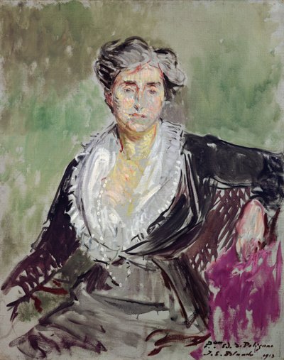 Study for a Portrait of the Princess Edmond de Polignac by Jacques Emile Blanche